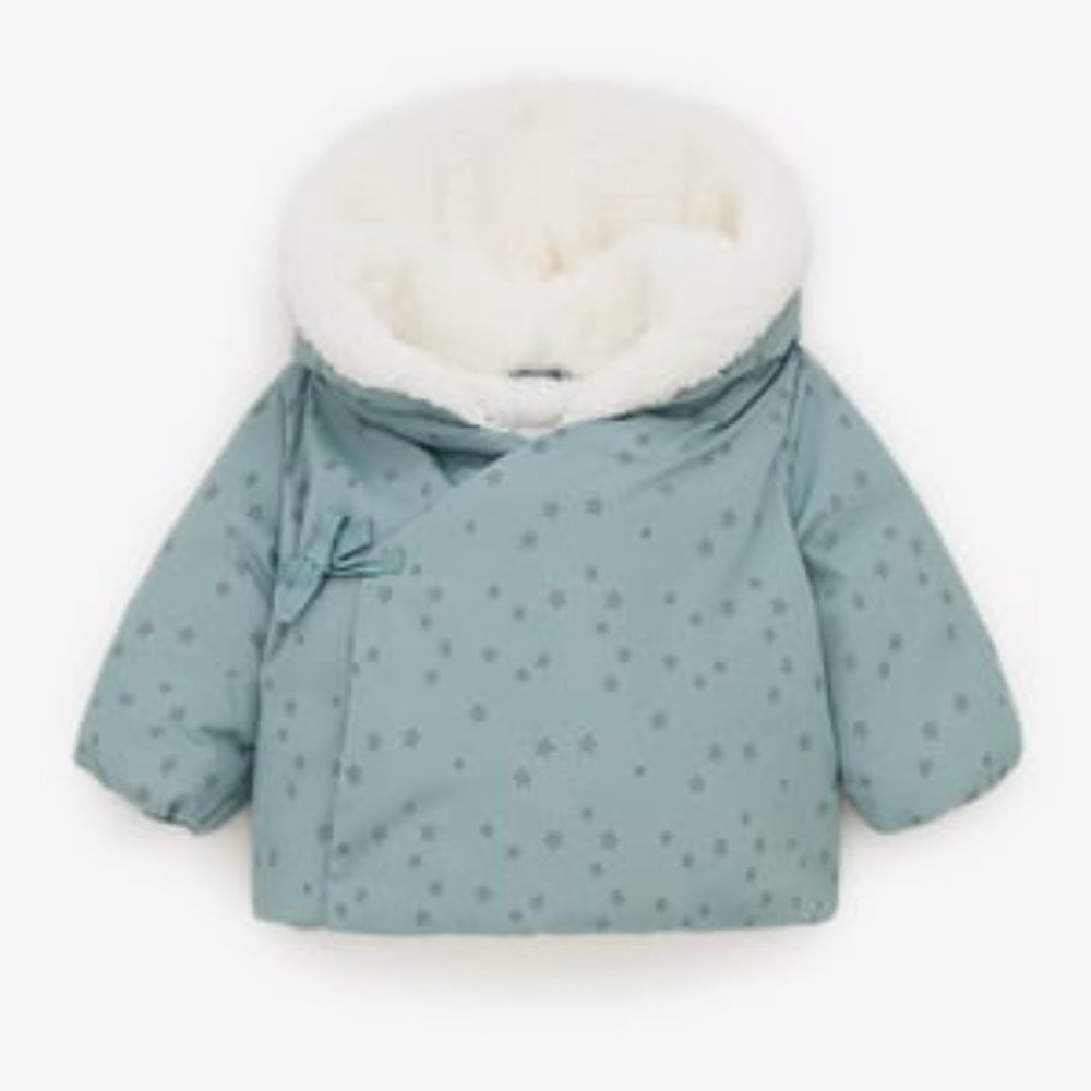 Zara -- Baby Star Coat (1-3 Months)